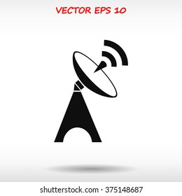 Satellite antenna icon