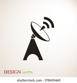 Satellite antenna icon