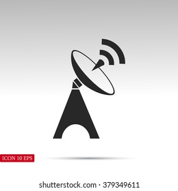 Satellite antenna icon