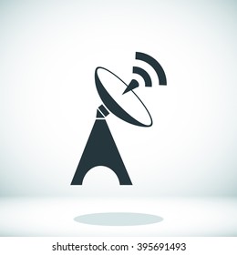 Satellite antenna icon