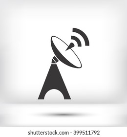 Satellite antenna icon