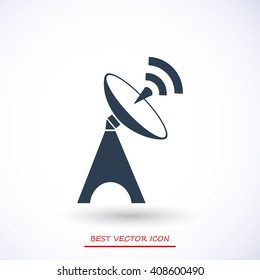 Satellite antenna icon