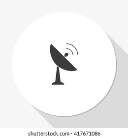 Satellite antenna icon.
