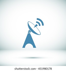 Satellite antenna icon