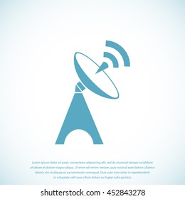 Satellite antenna icon