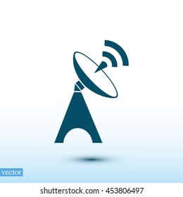 Satellite antenna icon