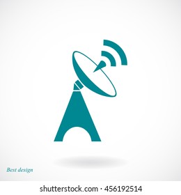 Satellite antenna icon