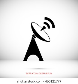 Satellite antenna icon