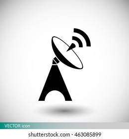 Satellite antenna icon