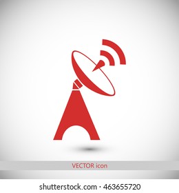 Satellite antenna icon