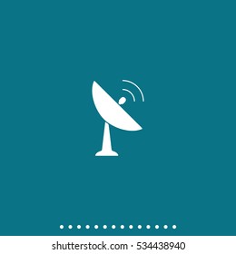 Satellite antenna icon.