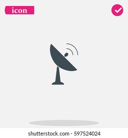 Satellite antenna icon.
