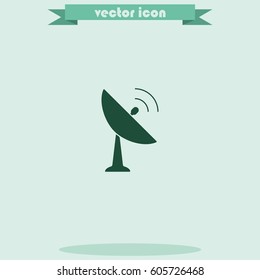 Satellite antenna icon.