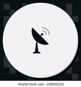 Satellite antenna icon.