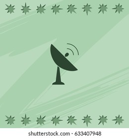 Satellite antenna icon.