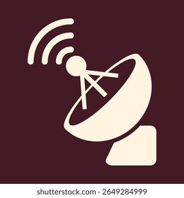 Antena de satélite moderno vetor arte design aplicativo surpreendente colorido útil ilustration.eps
