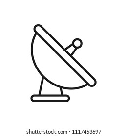 satellite antenna vector icon