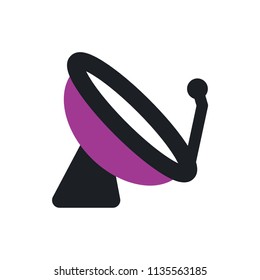satellite antenna vector icon