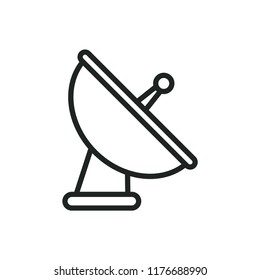 satellite antenna vector icon