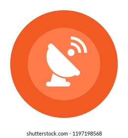 satellite antenna vector icon