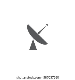 Satellite antenna vector icon