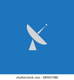 Satellite antenna vector icon