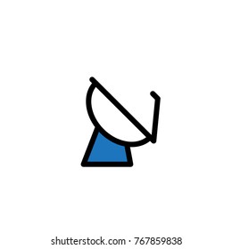 satellite antenna vector icon