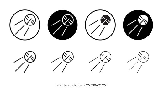 Satellite apparatus icon Outline vector for web ui