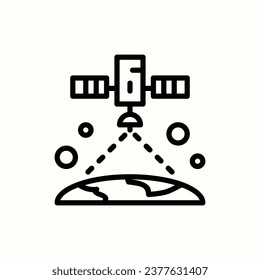 satellite, broadcast icon, isolated icon in light background, perfect for website, blog, logo, graphic design, social media, UI, mobile app