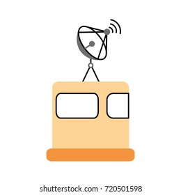 satellite broadcasting dish equipment discovery