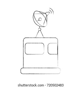 satellite broadcasting dish equipment discovery