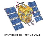satellite - cartoon