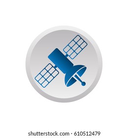 Satellite communication technology icon vector illustration graphic design