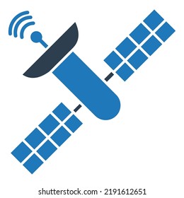 Satellite communication Vector icon which is suitable for commercial work

