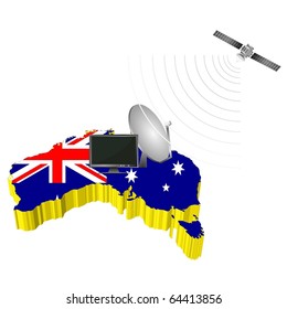 Satellite communications in Australia