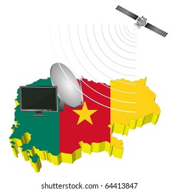 Satellite communications in Cameroon