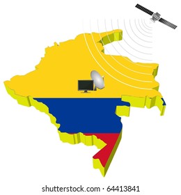 Satellite communications in  Colombia