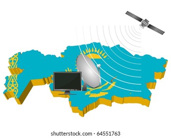 Satellite communications in Kazakhstan