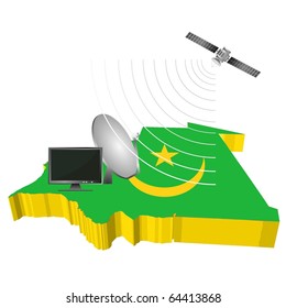 Satellite communications in Mauritania