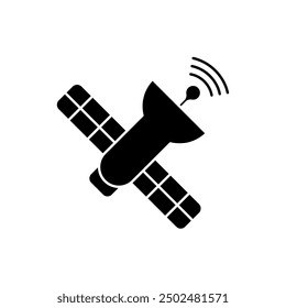 satellite concept line icon. Simple element illustration. satellite concept outline symbol design.