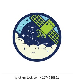 El satélite conectado en el espacio