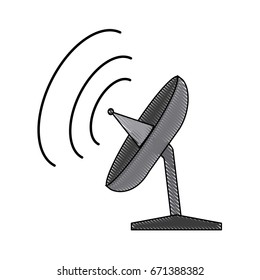satellite dish antenna for broadcast communication