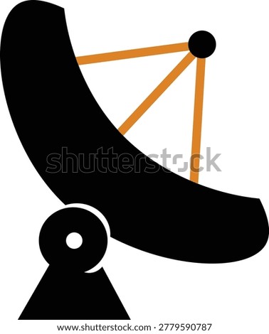 Satellite dish antenna broadcasting signal technology communication device