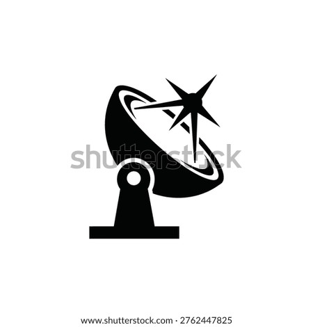 Satellite dish antenna for communication