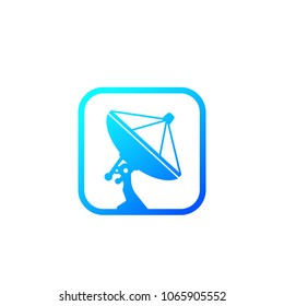 satellite dish, antenna icon