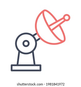 Satellite, dish, antenna icon vector image. Can also be used for seo and web. Suitable for use on web apps, mobile apps and print media.