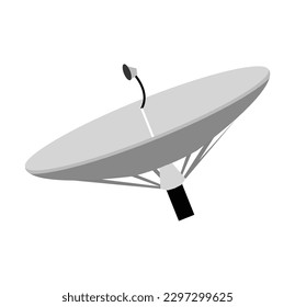 Satellite dish antenna vector image