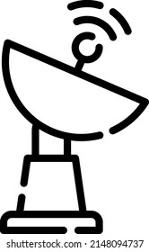 A satellite dish is a dish-shaped type of parabolic antenna