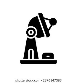 satellite dish glyph icon. vector icon for your website, mobile, presentation, and logo design.