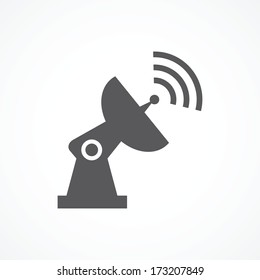 Satellite dish icon